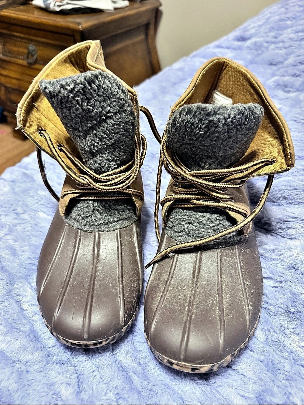 MARLEY LILLY Leopard Print Winter Boots US 9